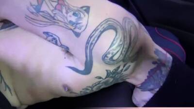Skinny tattoed stud gets his ass fucked - drtuber.com