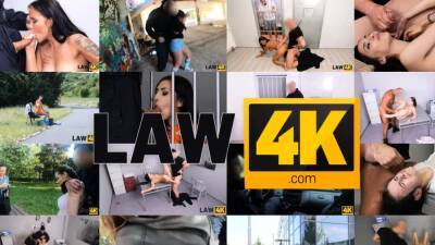LAW4k. Giving blowjob to corrupt security and having muff - drtuber.com - Czech Republic