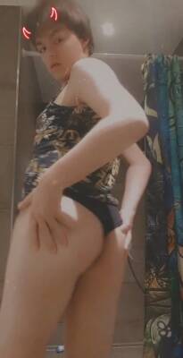 Femboy Jessica Lehm shows off her sexy body - ashemaletube.com