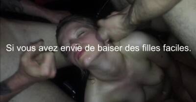 Une belge se fait asperger de sperme dans un club echangiste - drtuber.com - France
