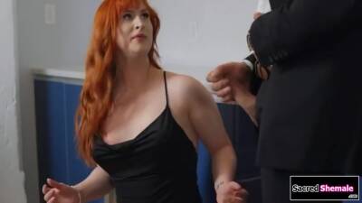 Evie Envy In Redhead Tranny Is Barebacked In The Kitchen By Bf - txxx.com