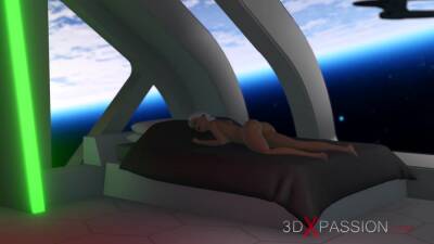 A hot 3d sci-fi android dickgirl fucks a sexy girl in the space station - txxx.com