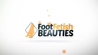 Barefoot brunette shows feet in public - webmaster.drtuber.com