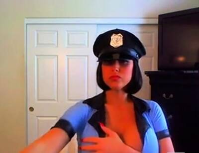 Busty Lady Cop Toys On Cam - webmaster.drtuber.com