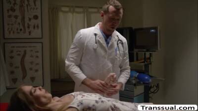 Crystal Thayer - Smalltits trans babe throats and analed by her horny doctor - ashemaletube.com