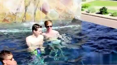 Porngay dp anal and twinks cum kissing Pool Party - webmaster.drtuber.com