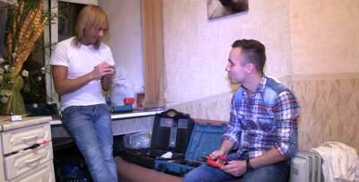 Prodigious russian blonde Abby gets lanced by big dangler - webmaster.drtuber.com - Russia