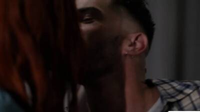 Sexy shemale redhead gets her ass barebacked by random dude - drtvid.com