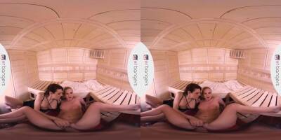 Vinna Reed & Nikki Vidic in A Steamy Valentines Day Shemale VR Porn Video - VRBTrans - txxx.com