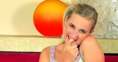 Enticing russian blonde chick Lilly's sissy is rammed hard - drtuber.com - Russia