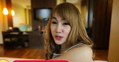 Staggering asian redhead tgirl fucked in bum - drtuber.com - Thailand