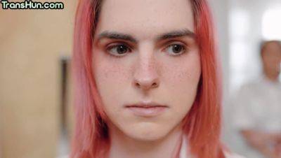 Transgender bitches fuck big titted MILF in threesome - hotmovs.com