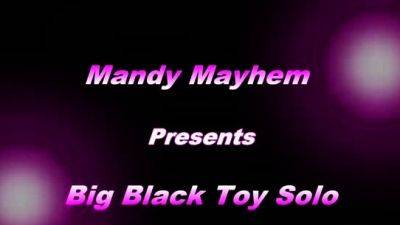 TS Mandy Mayhem big black toy solo - drtvid.com