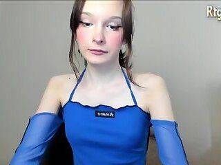 skinny russian teen trans cutie webcams solo - ashemaletube.com - Russia